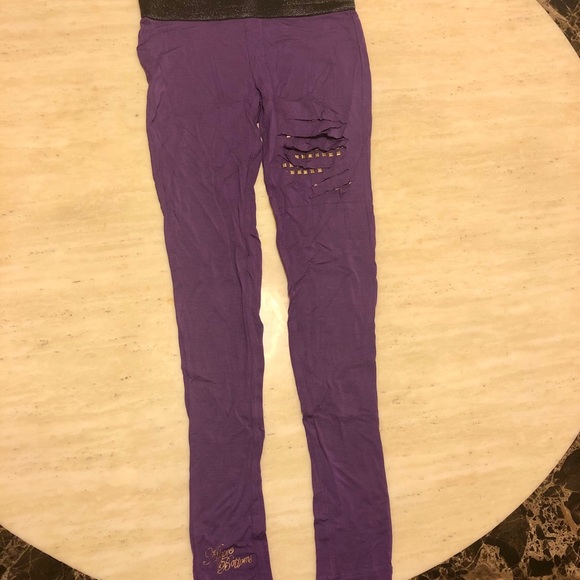 New Apple Bottoms Legging in Purple Size M - Picture 5 of 9